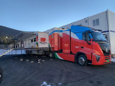 中國重汽智能雪蠟車 科技賦能，助力冬奧健兒馳騁賽場(chǎng)